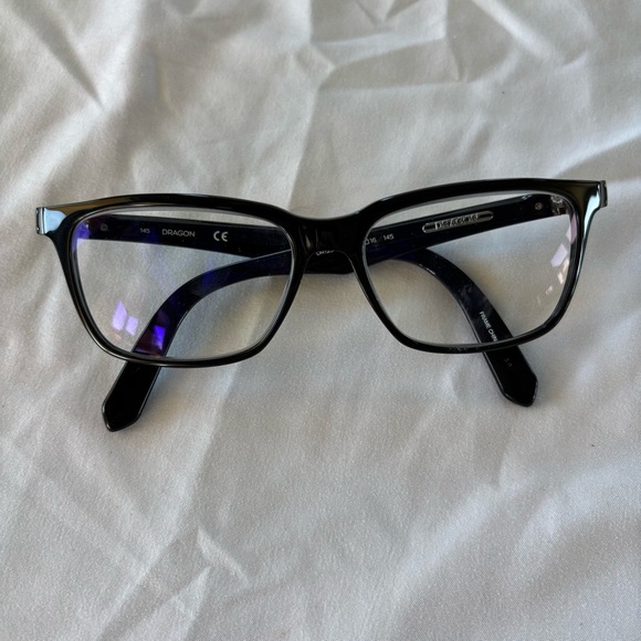 Dragon Black Prescription Glasses Frames - Picture 1 of 7